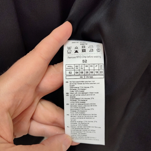 Samoon black vest sleeveless open US 22 plus size 52 business office career job - Picture 8 of 10